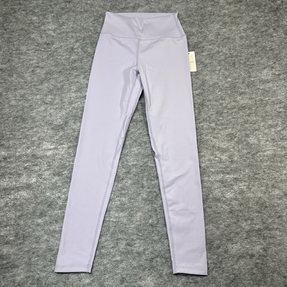 NWT GB Girls Medium Light Lavender High-Waisted Leggings Stretch Athleisure - Picture 1 of 6